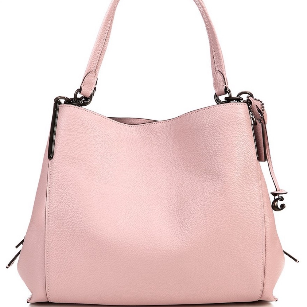 Coach Dalton 31 Light Pink & Pewter NEW